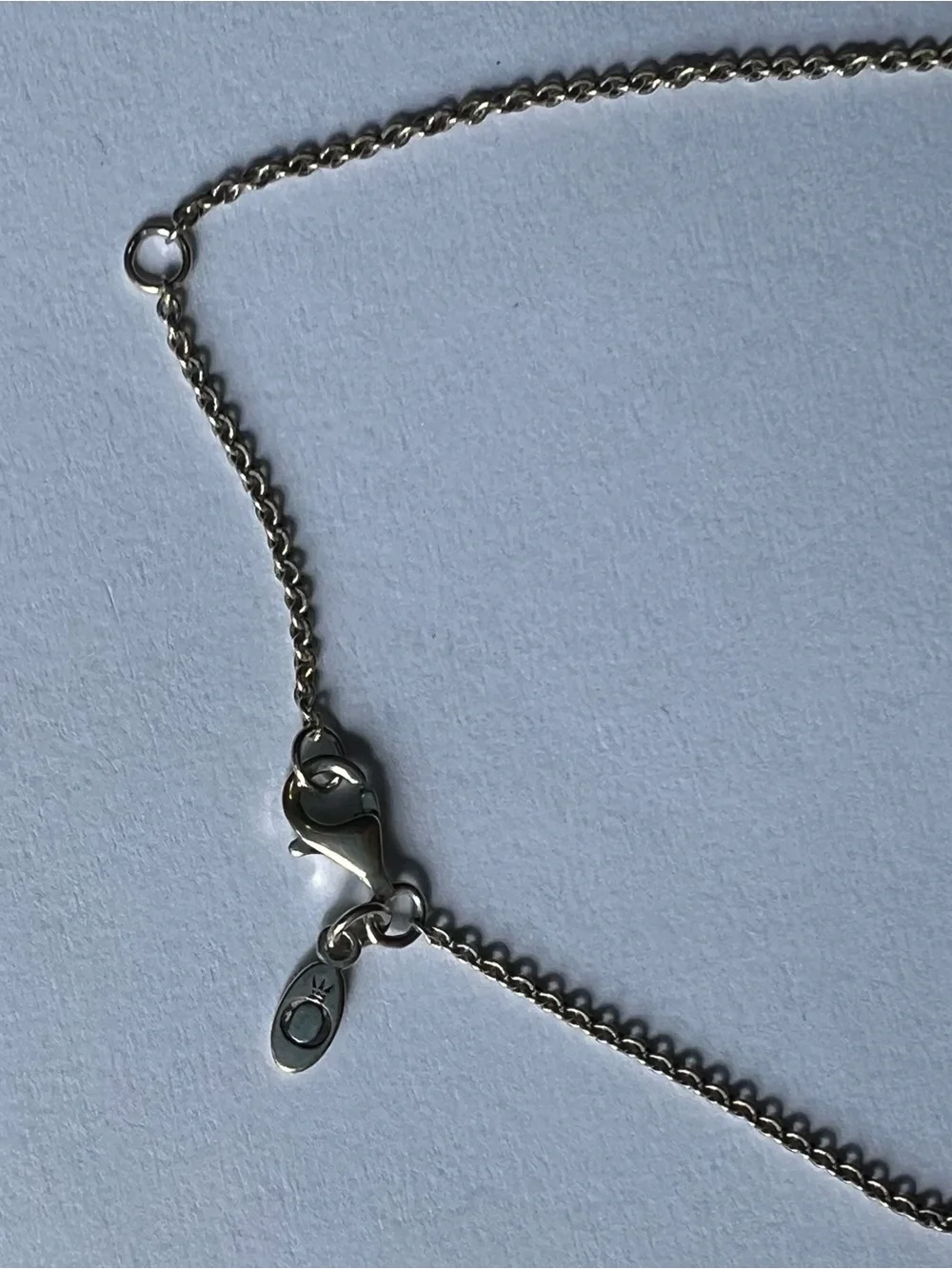 Retired Pandora Sterling Silver Sparkling Leaves Necklace | Like New | Authentic